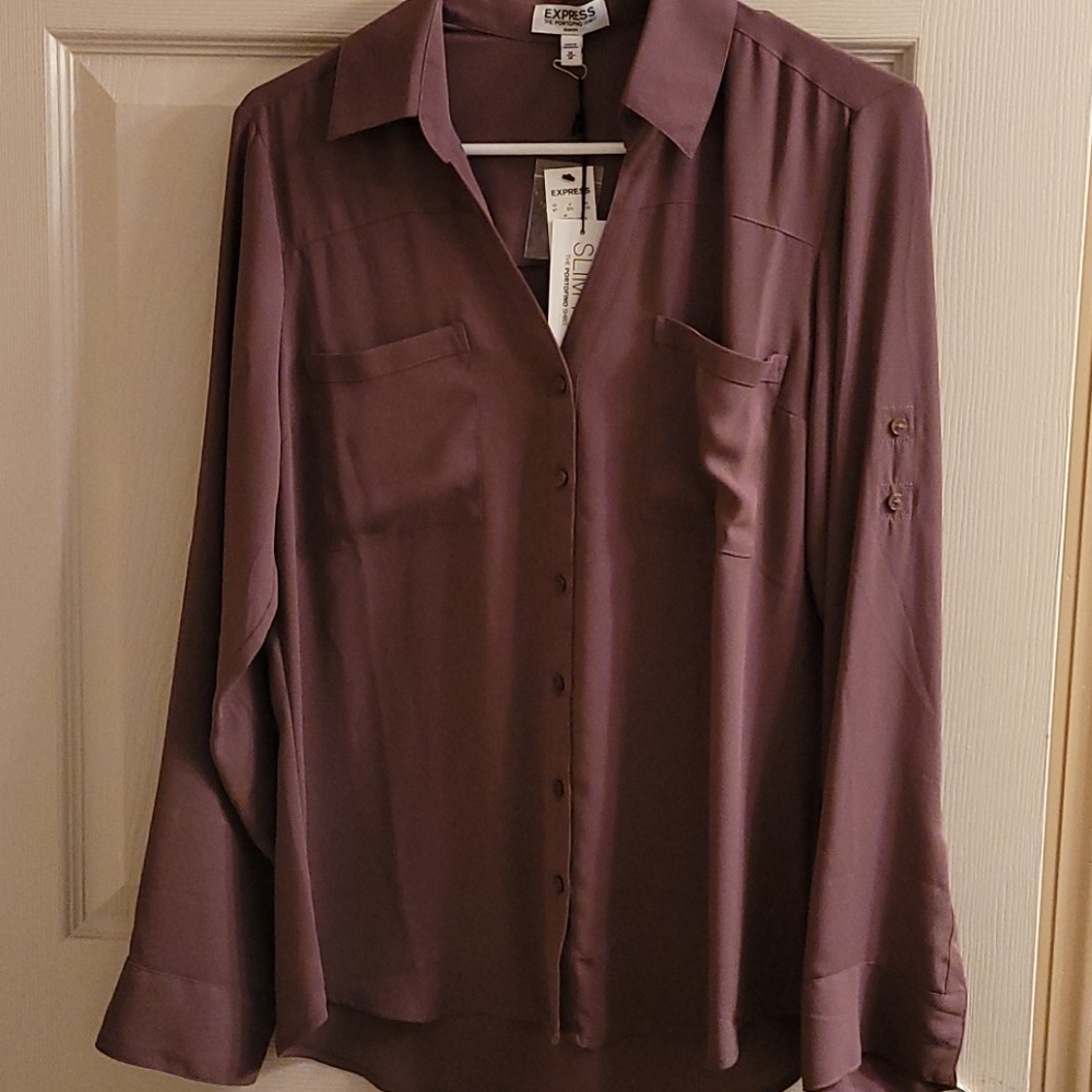 Express Slim Fit Portofino Button up shirt Medium